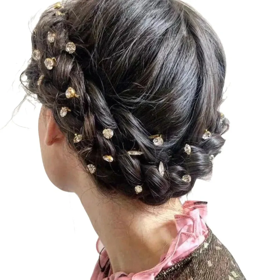 14-Piece Rhinestone Hairpins