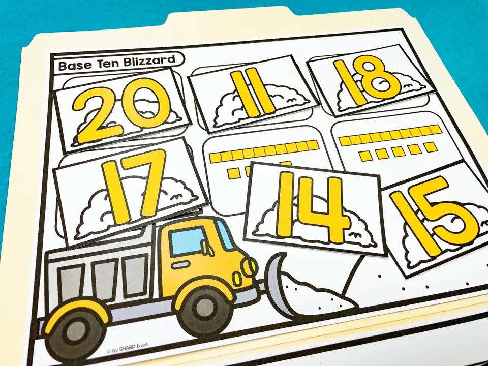 20 Early Finishers Activities, File Folder Games & Morning Work for January | Printable Classroom Resource | One Sharp Bunch