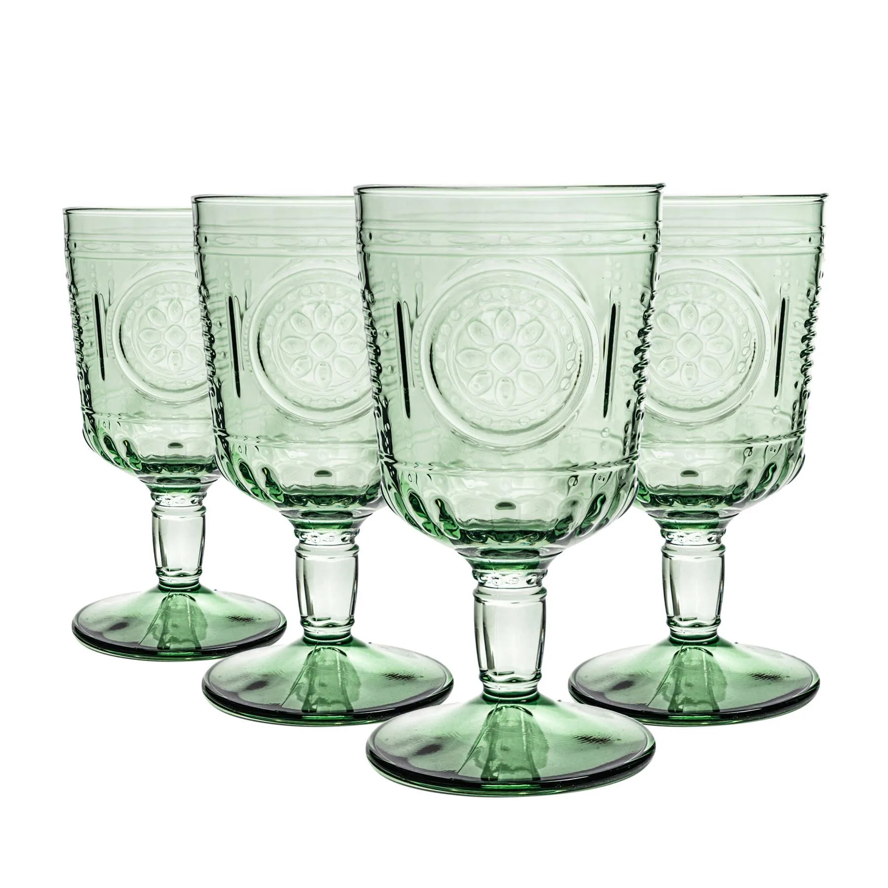 320ml Romantic Wine Glasses - Pack of Four - By Bormioli Rocco