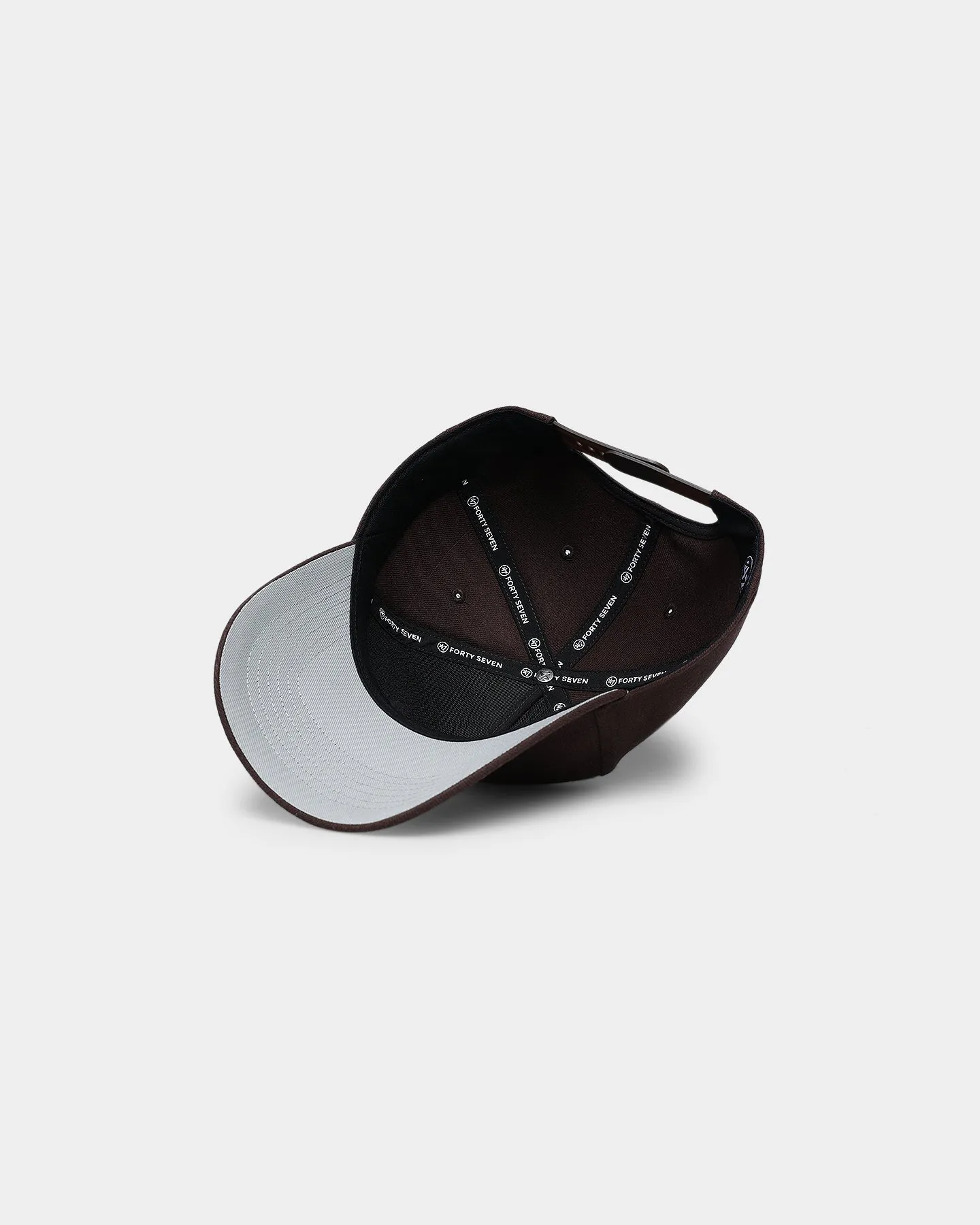 47 Brand Chicago Blackhawks MVP Dark Brown Snapback Cap - Adjustable Fitted Hat for Fans