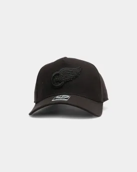 47 Brand Detroit Redwings Replica MVP DT Snapback Black/Black