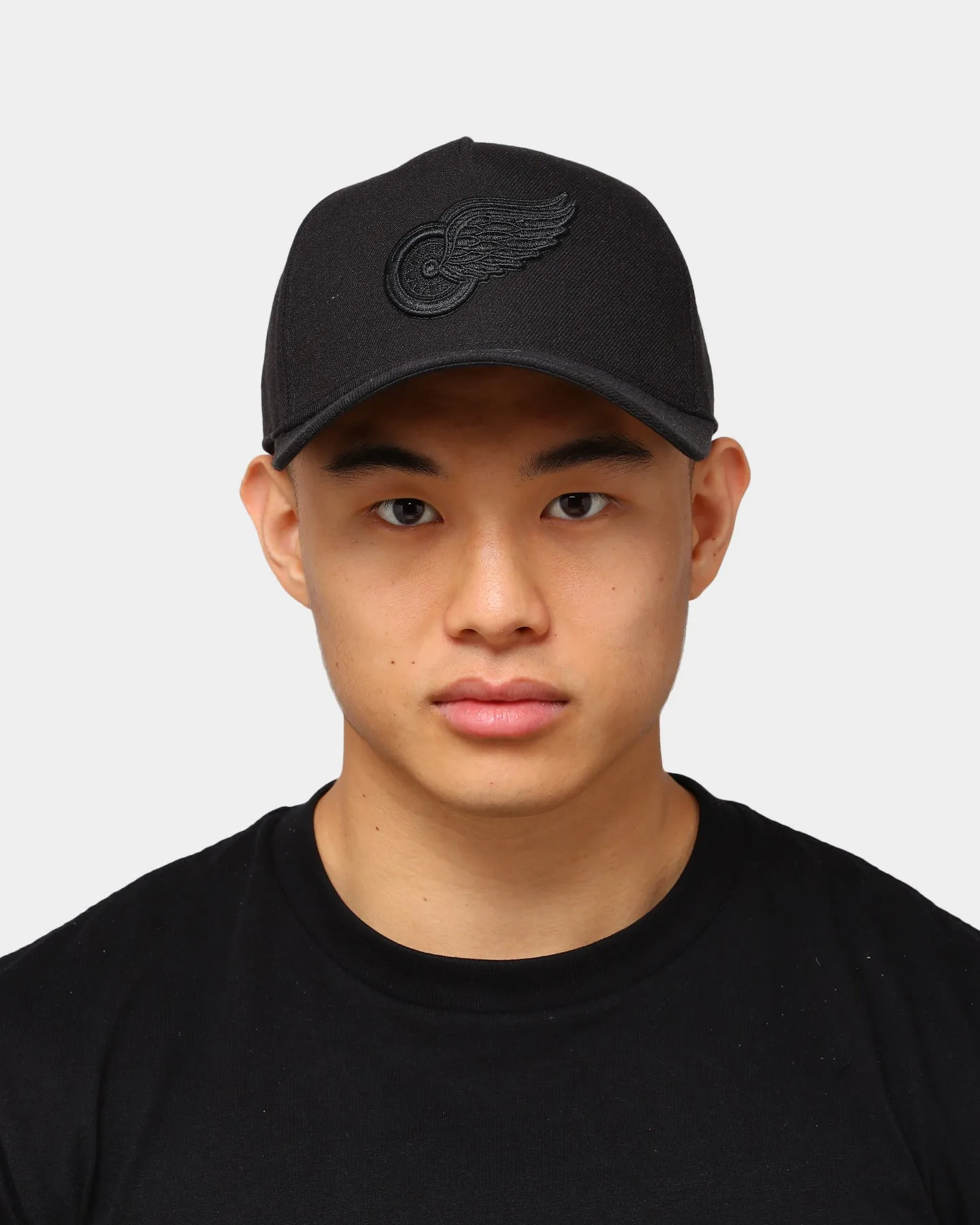 47 Brand Detroit Redwings Replica MVP DT Snapback Black/Black