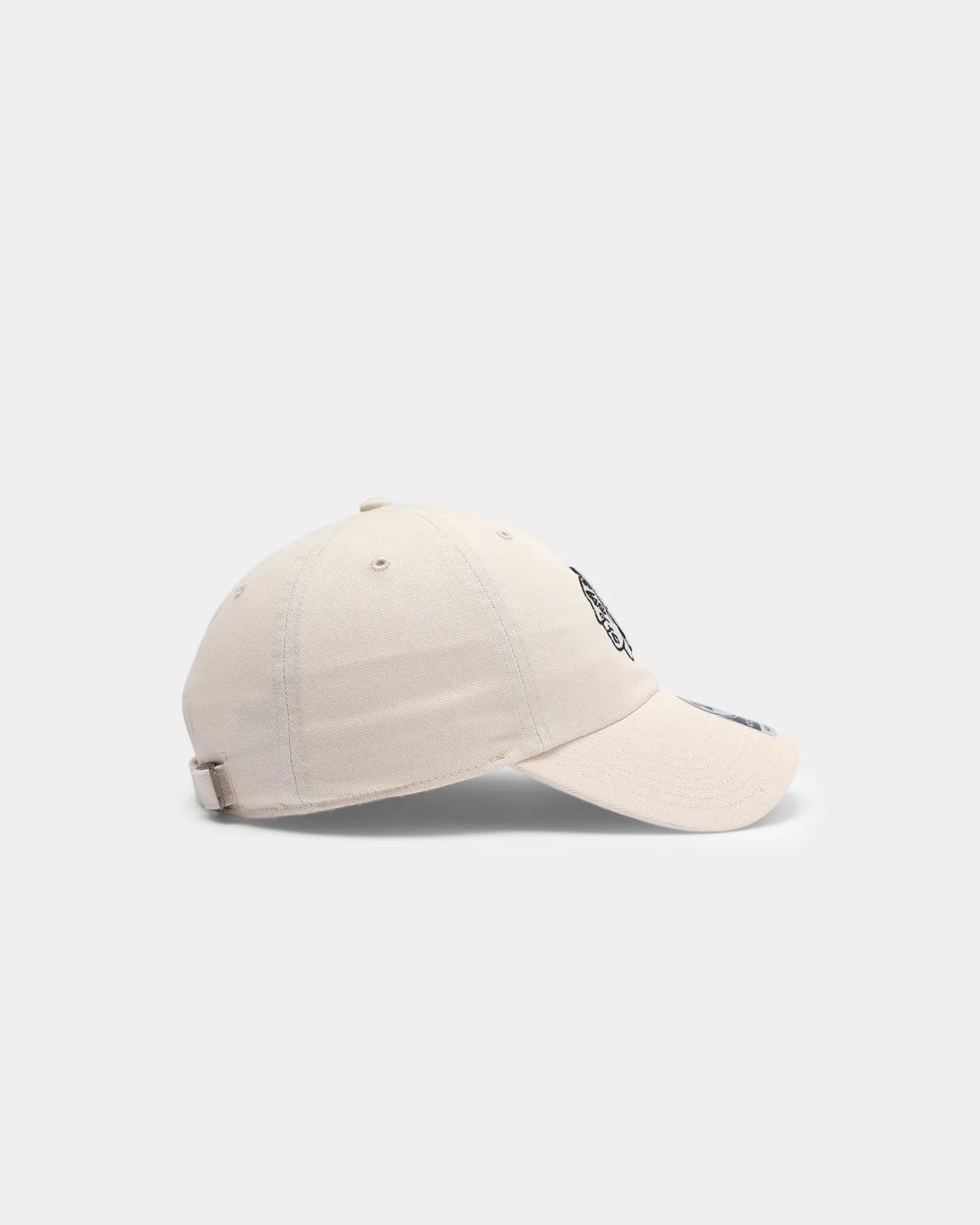 47 Brand Men's Chicago Blackhawks Clean Up Strapback Natural/Black