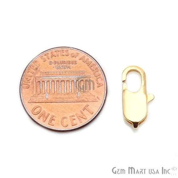 5pc Lot Lock Charm, Gold Plated Lock Charm, Necklace Lock Pendant, Gold Plated Pendant, Gold Jewelry Finding (GP-90010)