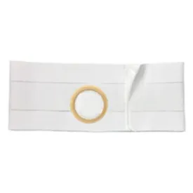 5" White, Regular Elastic, Flat Panel Belt, Extra Large, 2-1/8" Center Opening