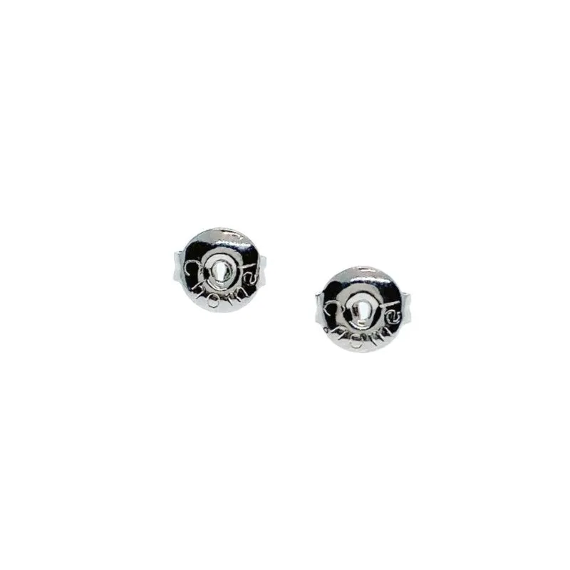 6mm Cubic Zirconia Solitaire Stud Earring