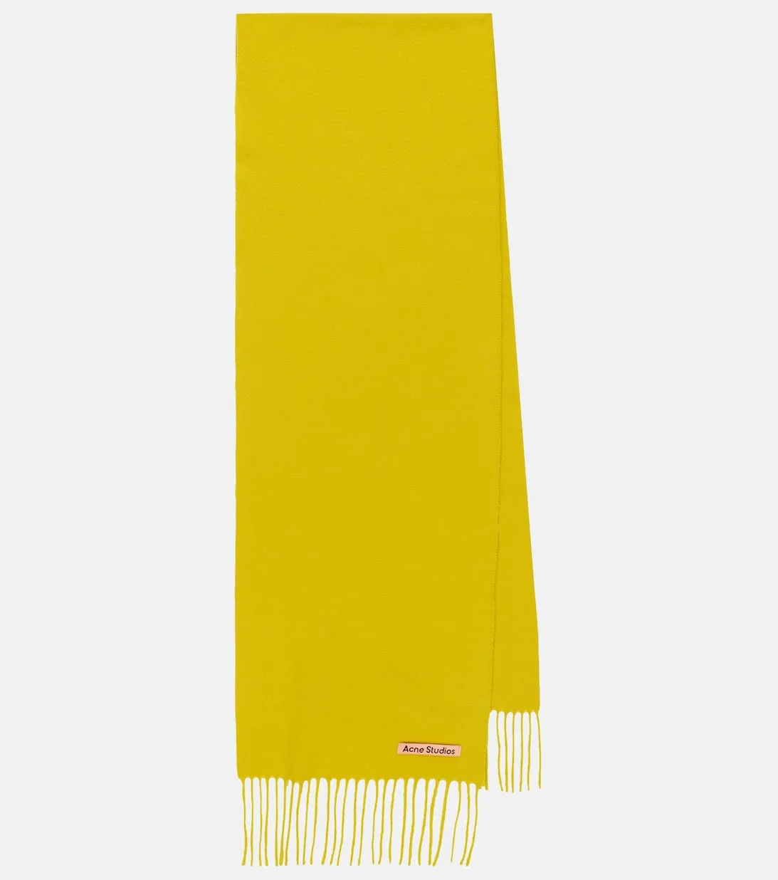 Acne Studios wool scarf, yellow