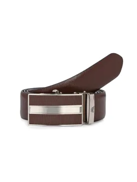 AL_9110-BROWN Leather Belt For Men's