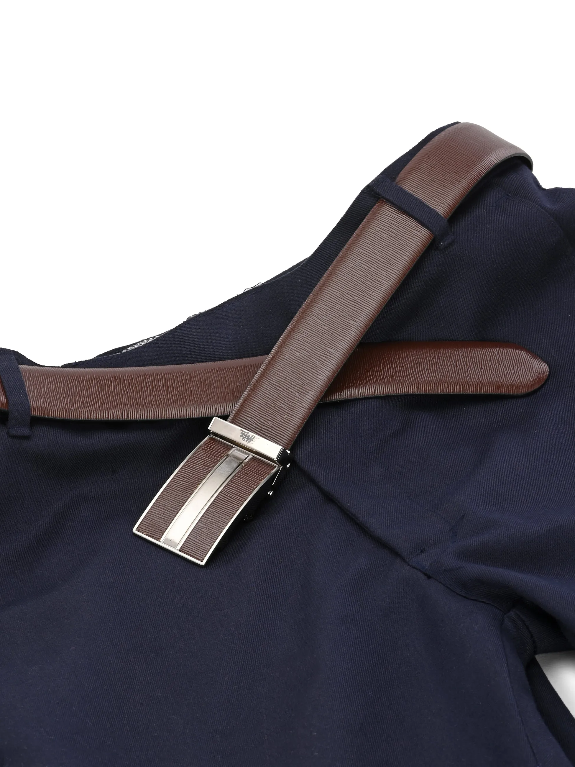 AL_9110-BROWN Leather Belt For Men's