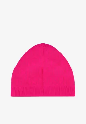 All-Over Jacquard Logo Beanie