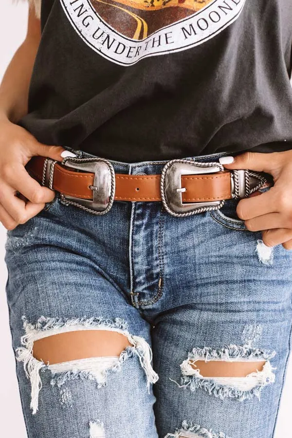 All That Jazz Belt In Tan