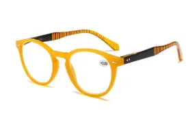 Anti Blue Round Plastic Frame Reading Glasses
