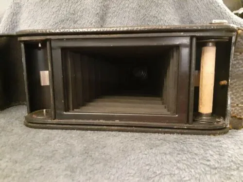 Antique Conley Junior Folding Camera Victo Lens Cable Release Takes 620 Film