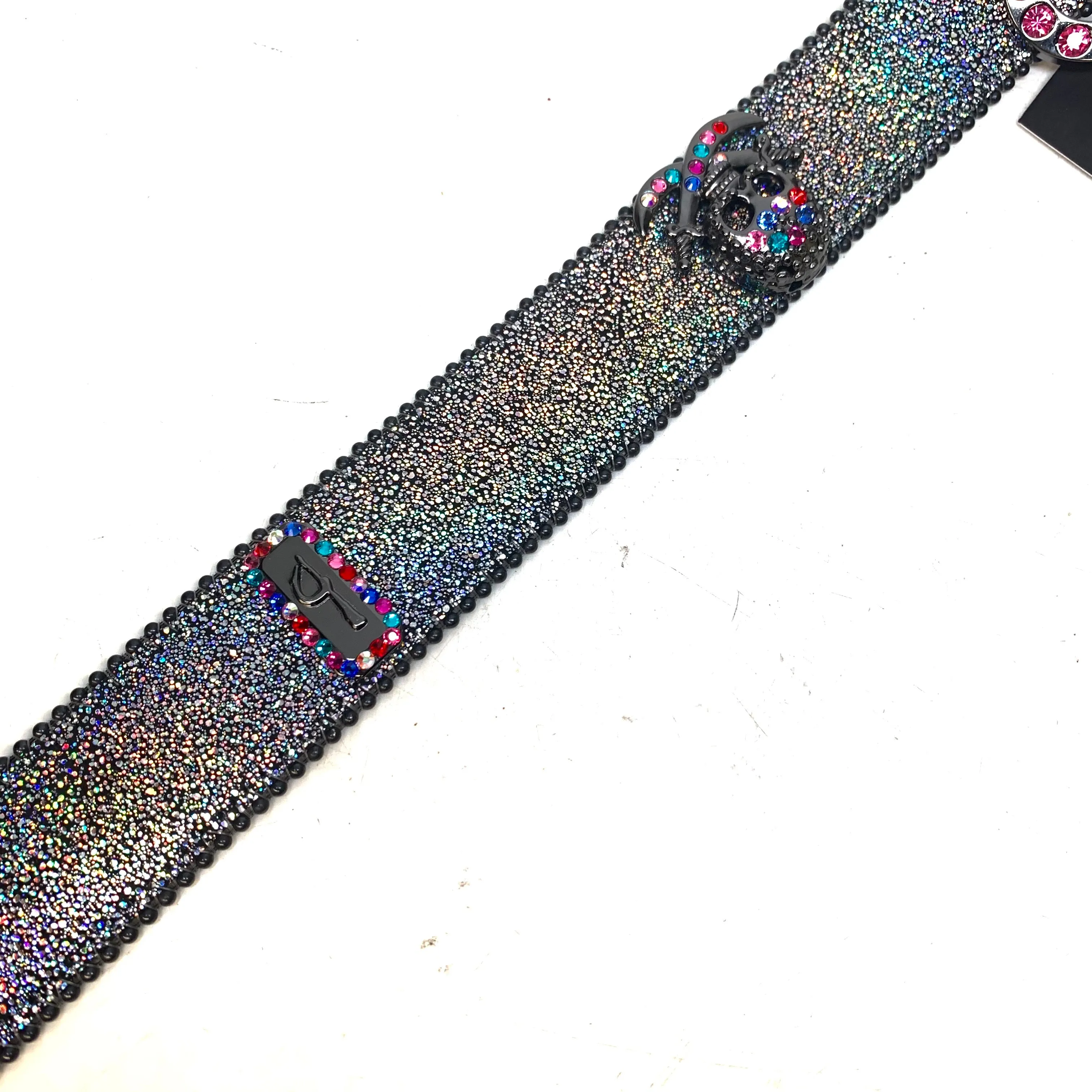 b.b. Simon Knuckle Pirate Multi Crystal Belt
