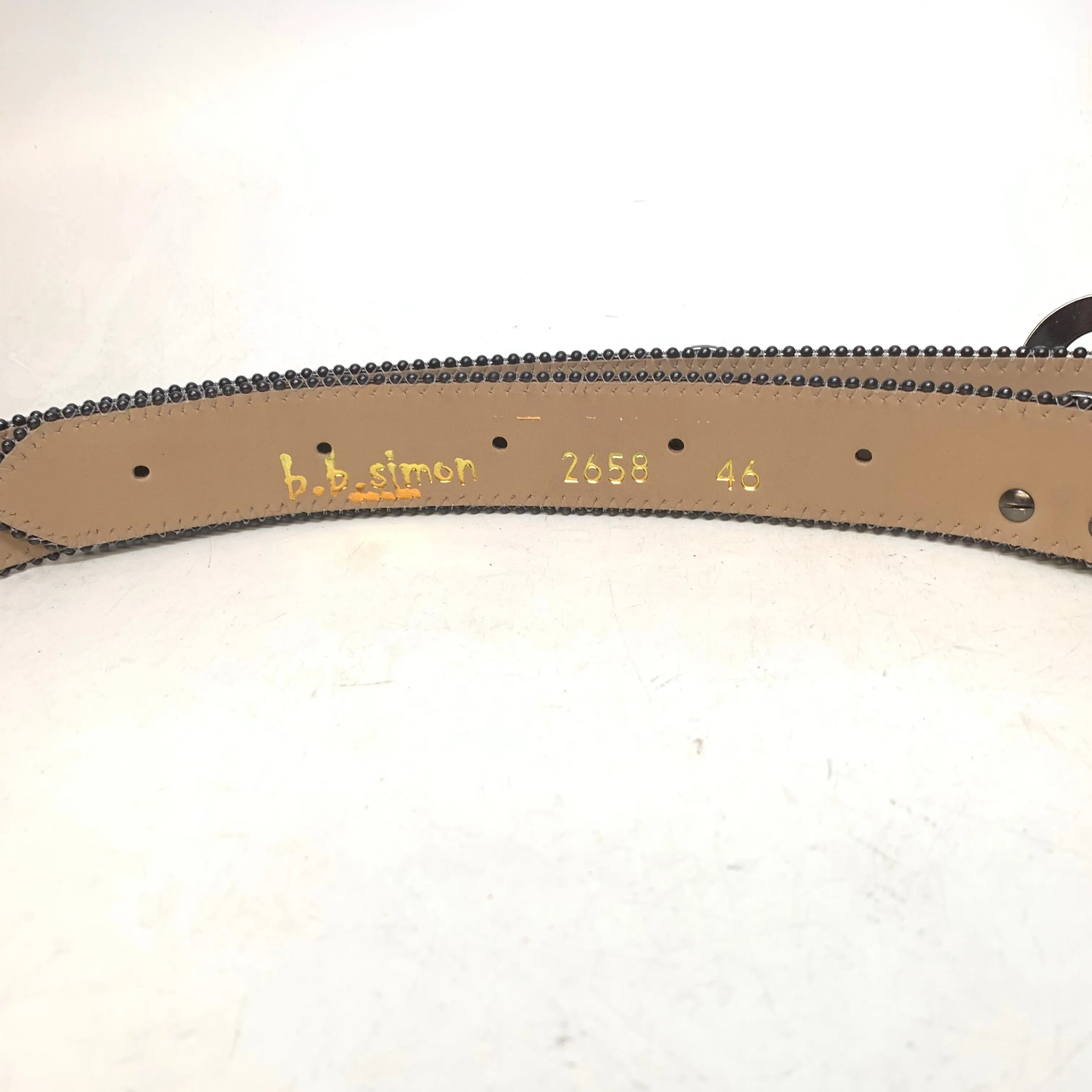 b.b. Simon Knuckle Pirate Multi Crystal Belt