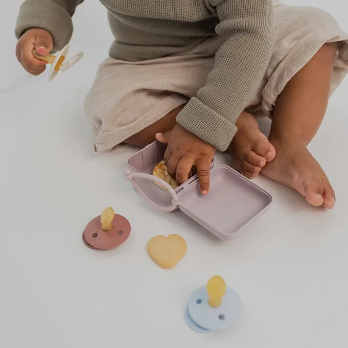 BIBS Pacifier Box - Dusty Lilac