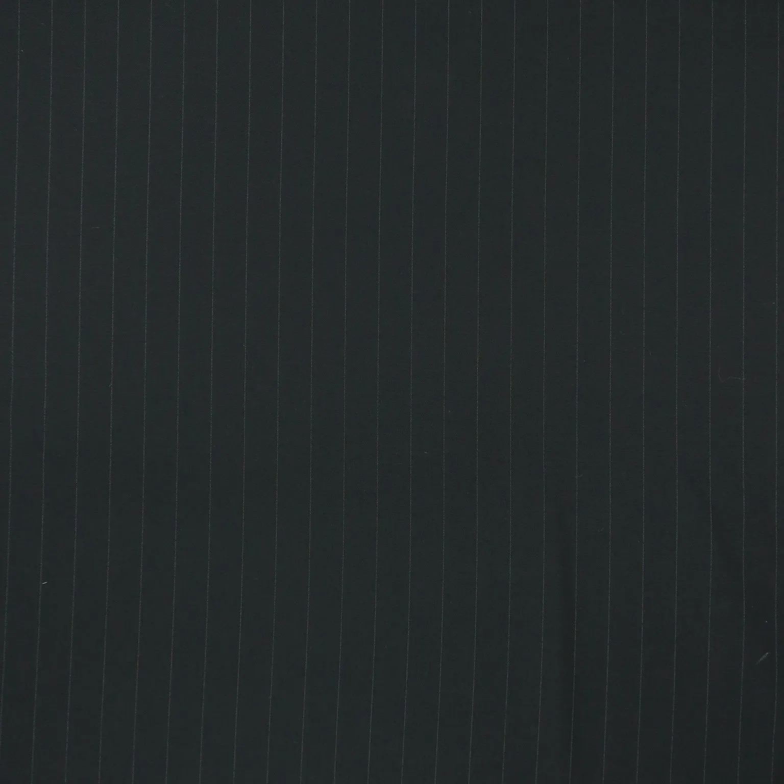 Black with Silver Pin Stripe Exclusive Super 120's Wool Suiting Fabric