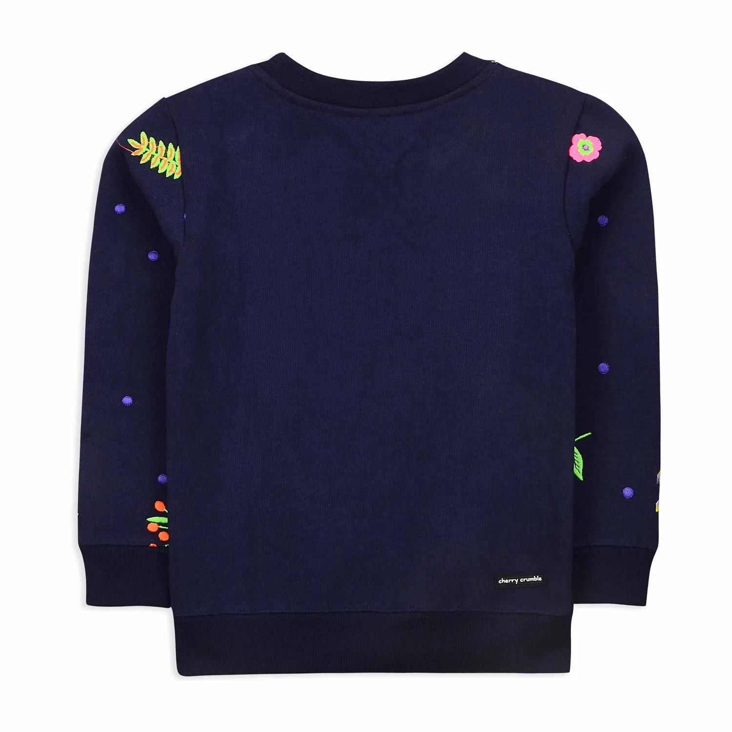 Blue Floral Sweatshirt