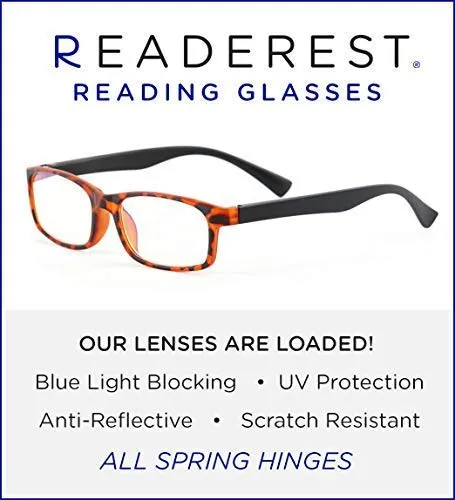 Blue-Light-Blocking-Reading-Glasses-Tortoise-Black-0-00-Magnification-Computer-Glasses
