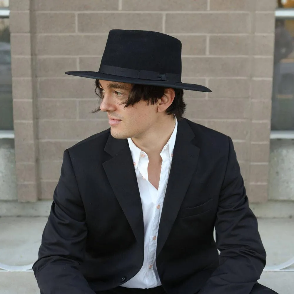 Bondi | Mens Wide Brim Felt Fedora Hat