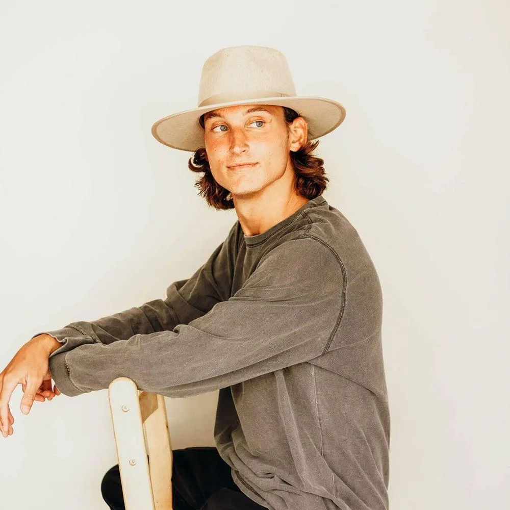 Bondi | Mens Wide Brim Felt Fedora Hat