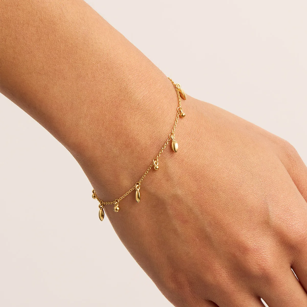 By Charlotte Live in Grace Bracelet, Gold