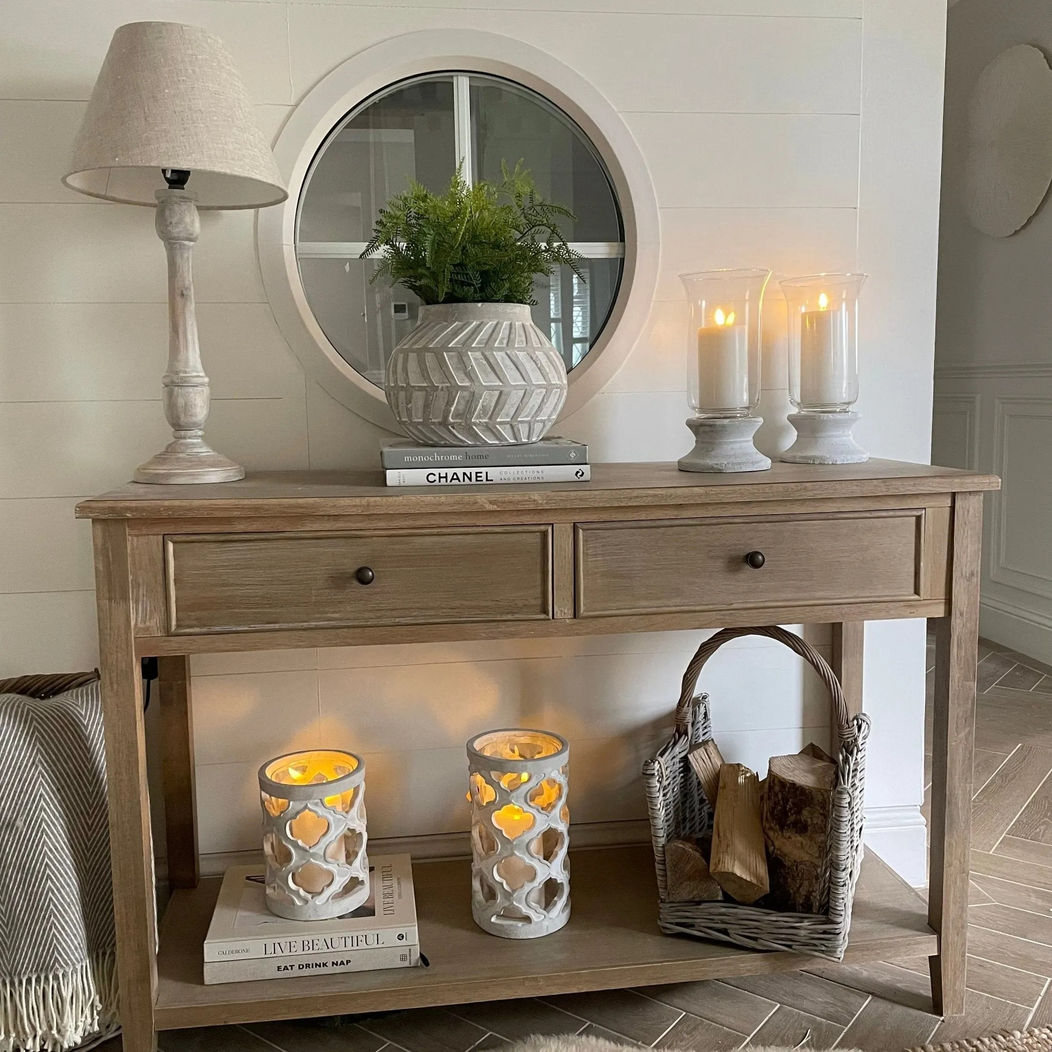 Cadiz Stone Candle Holder