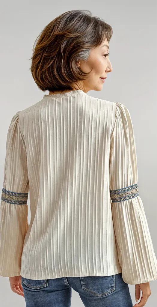 Carla | Stunning V-Neck Blouse
