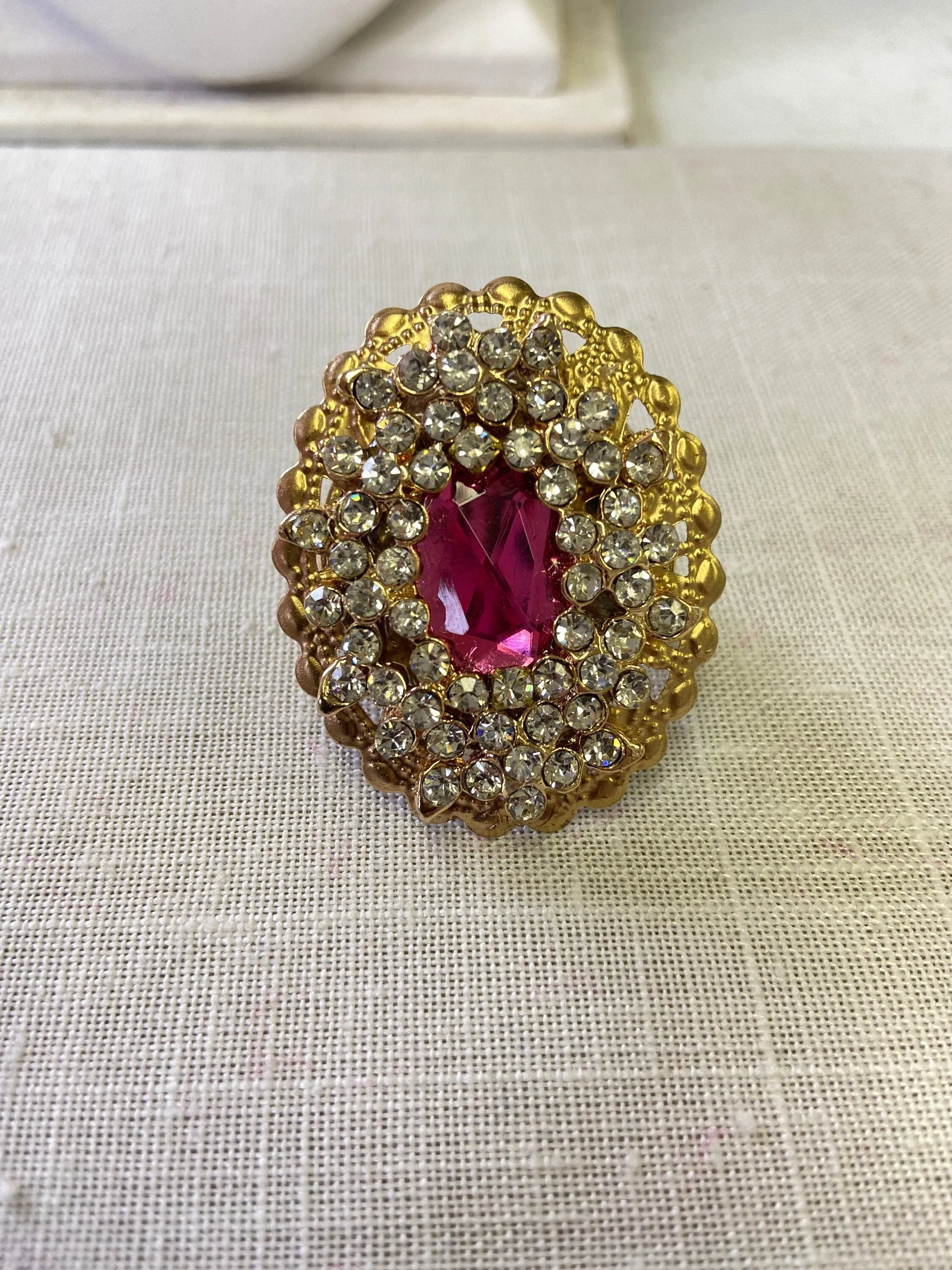 Carnation Statement Ring