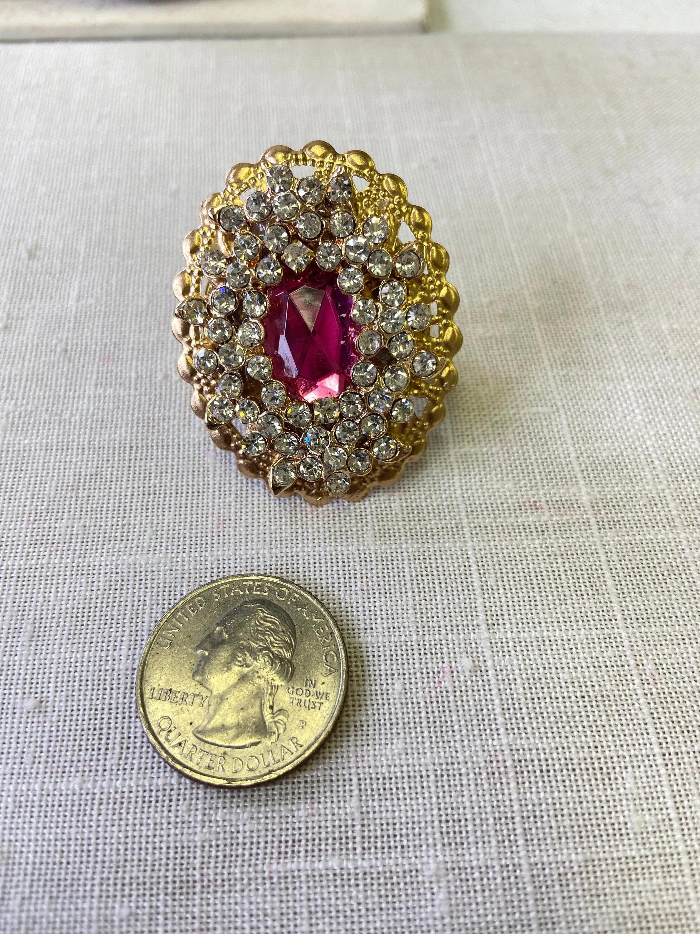 Carnation Statement Ring