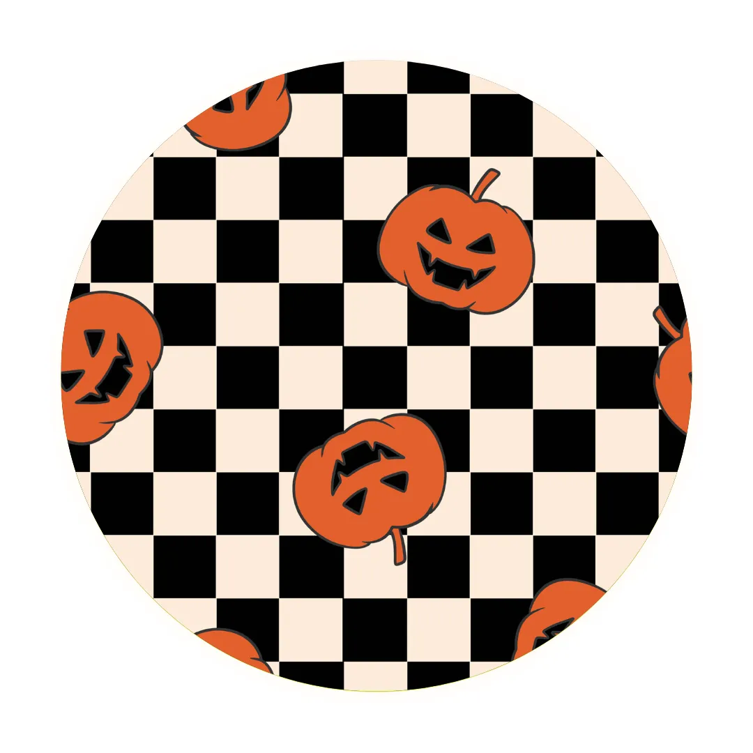 Checkered Pumpkins • Bamboo Zippy (Classic Fit)