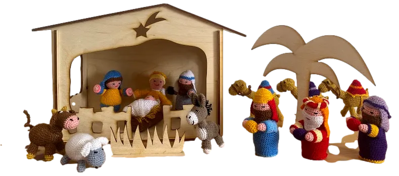 Crocheted Nativity Collection "Three Wise Men"
