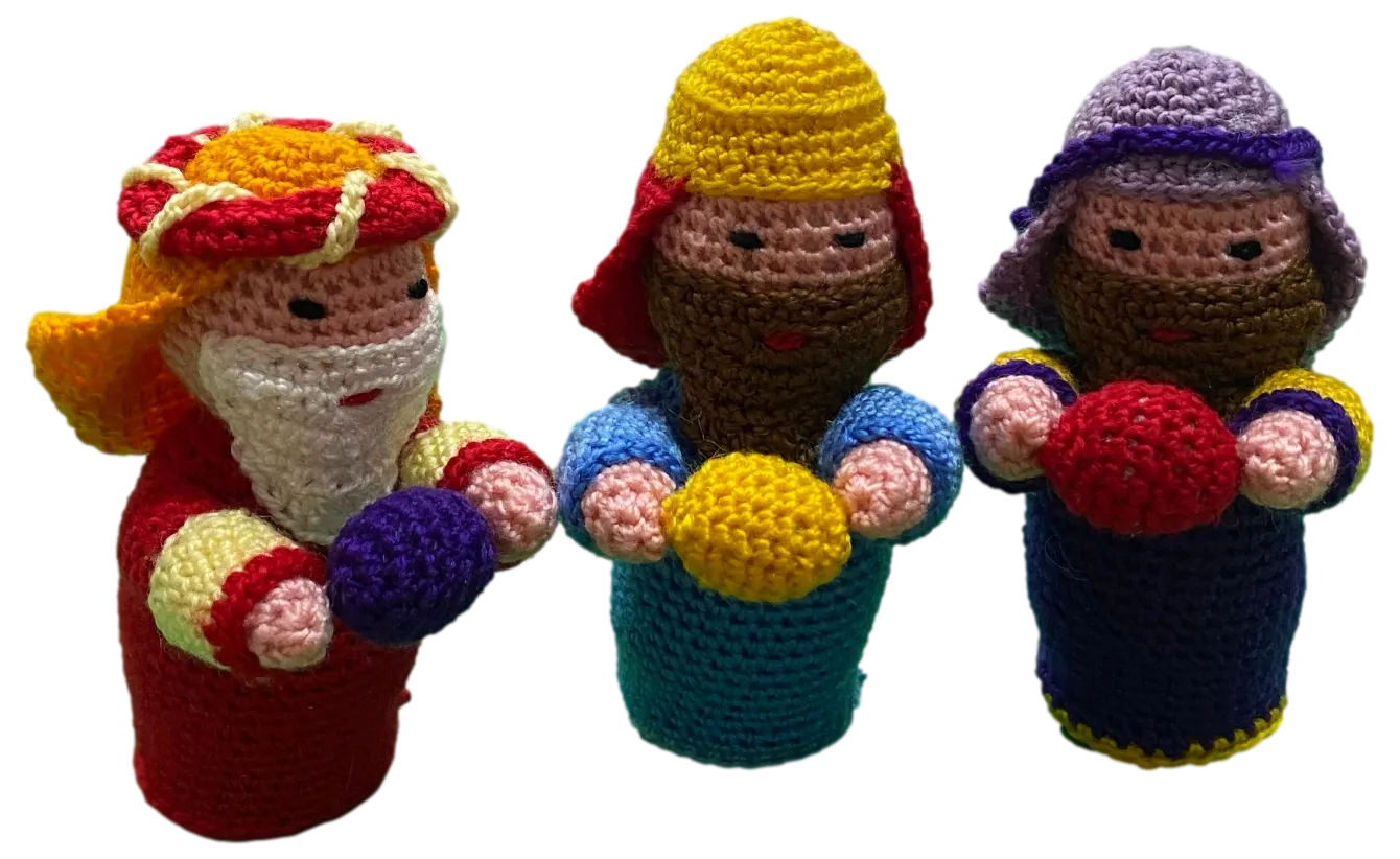 Crocheted Nativity Collection "Three Wise Men"