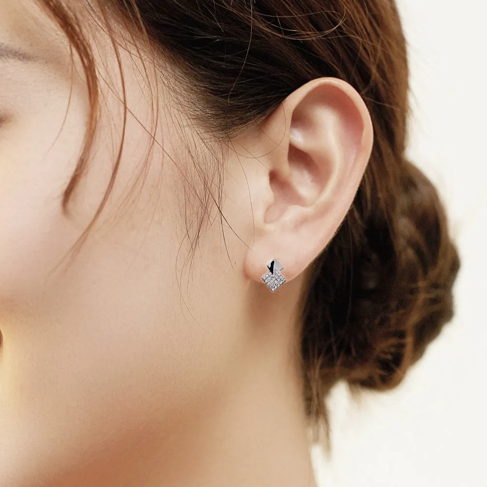 Cubic Zirconia Stud Earrings