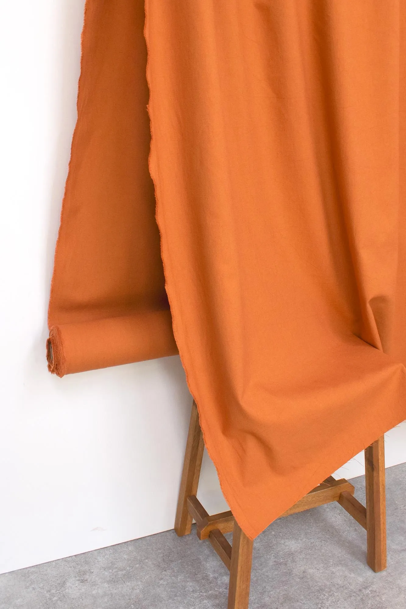 DEADSTOCK Shokunin Collection Shusseidaki Linen Wool Blend - orange