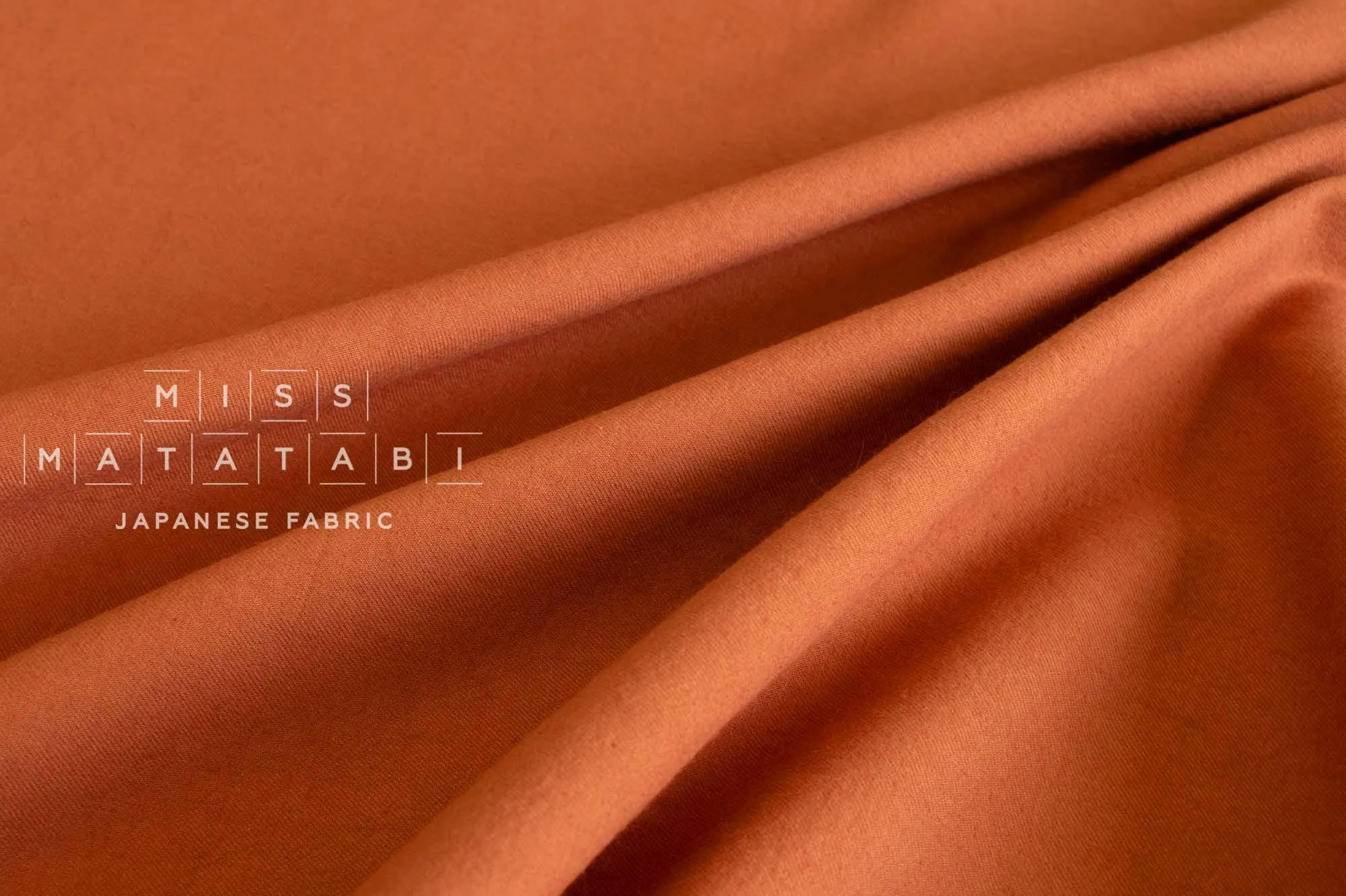 DEADSTOCK Shokunin Collection Shusseidaki Linen Wool Blend - orange