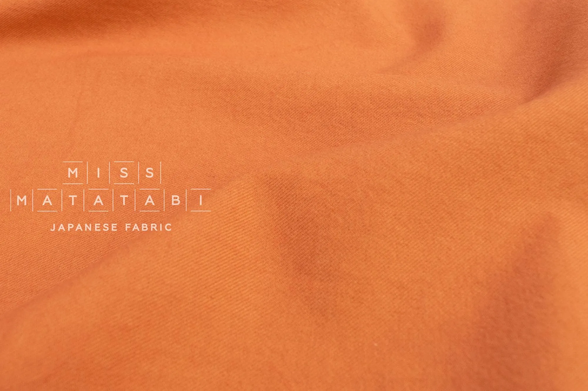 DEADSTOCK Shokunin Collection Shusseidaki Linen Wool Blend - orange