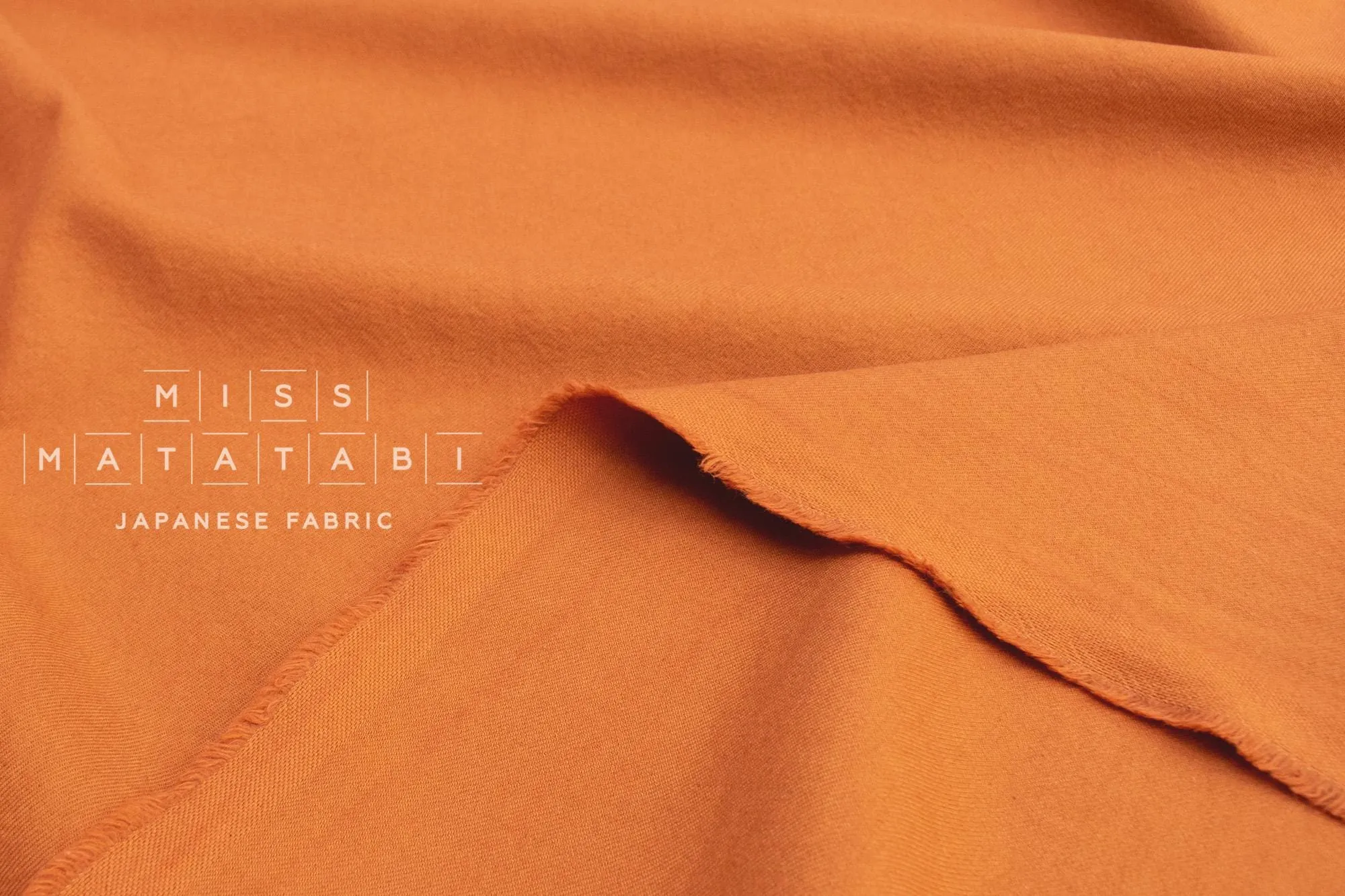 DEADSTOCK Shokunin Collection Shusseidaki Linen Wool Blend - orange