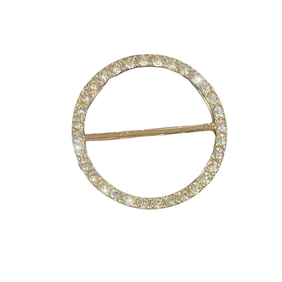 Diamonte Scarf Ring