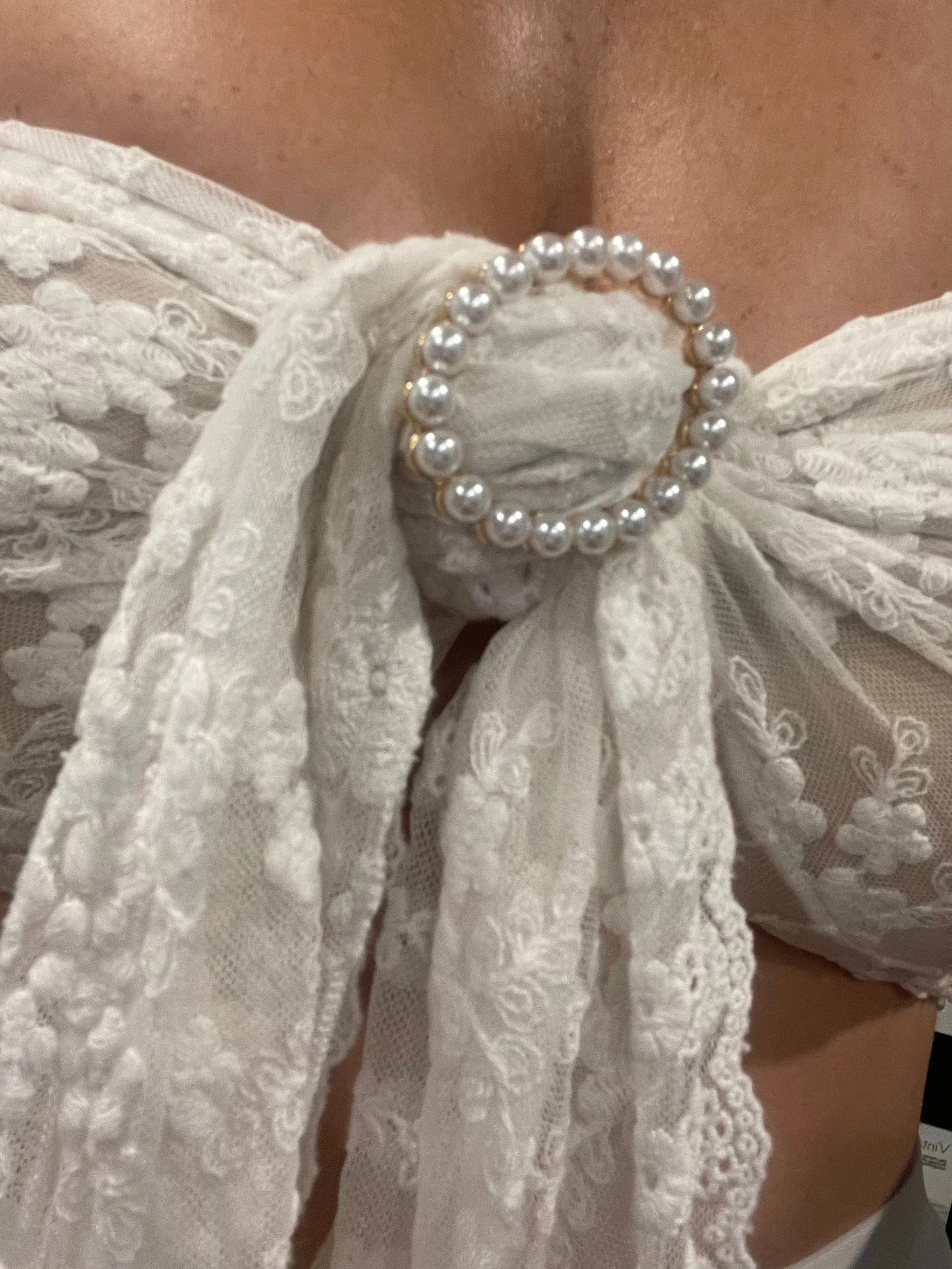 Diamonte Scarf Ring