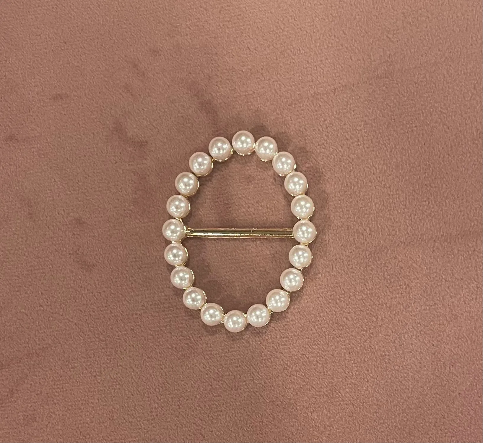 Diamonte Scarf Ring
