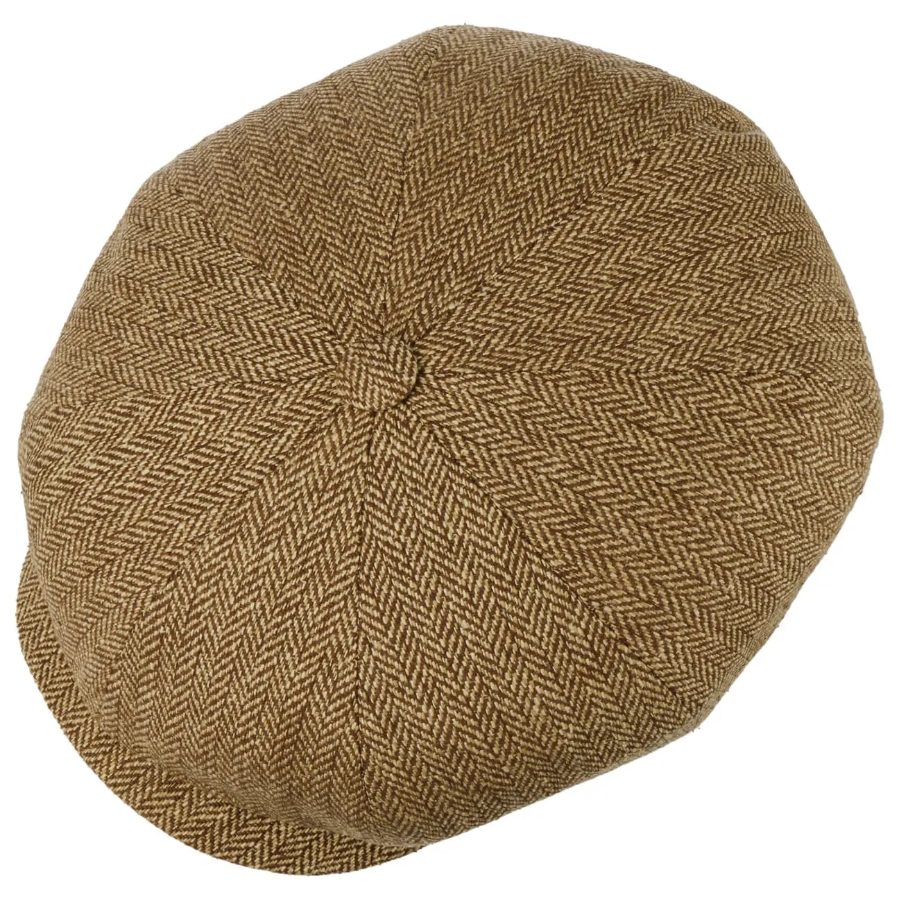 Eight Panel Cap Silk Herringbone by JJ Hats
