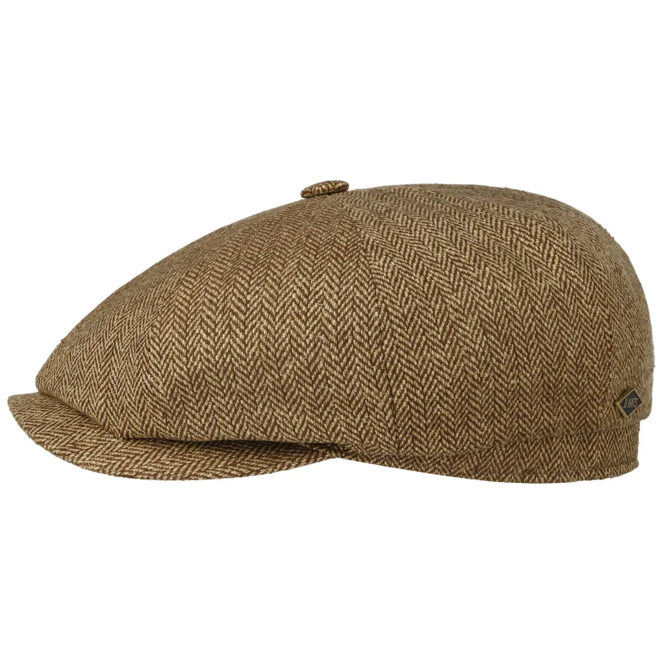 Eight Panel Cap Silk Herringbone by JJ Hats