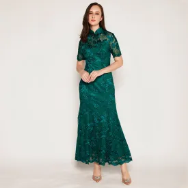 Embroidered Midi Qipao