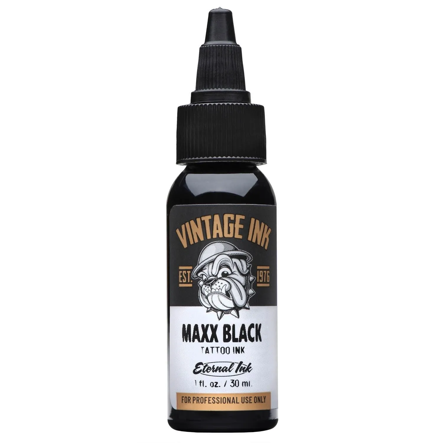 Eternal Ink Vintage Maxx Black Tattoo Ink - 1oz