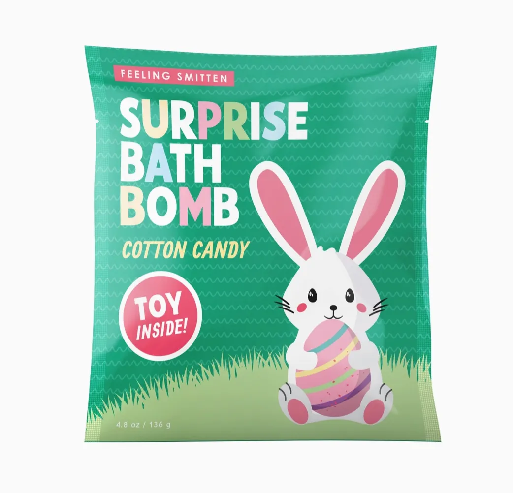 Feeling Smitten - Bunny Surprise Bath Bomb in Cotton Candy