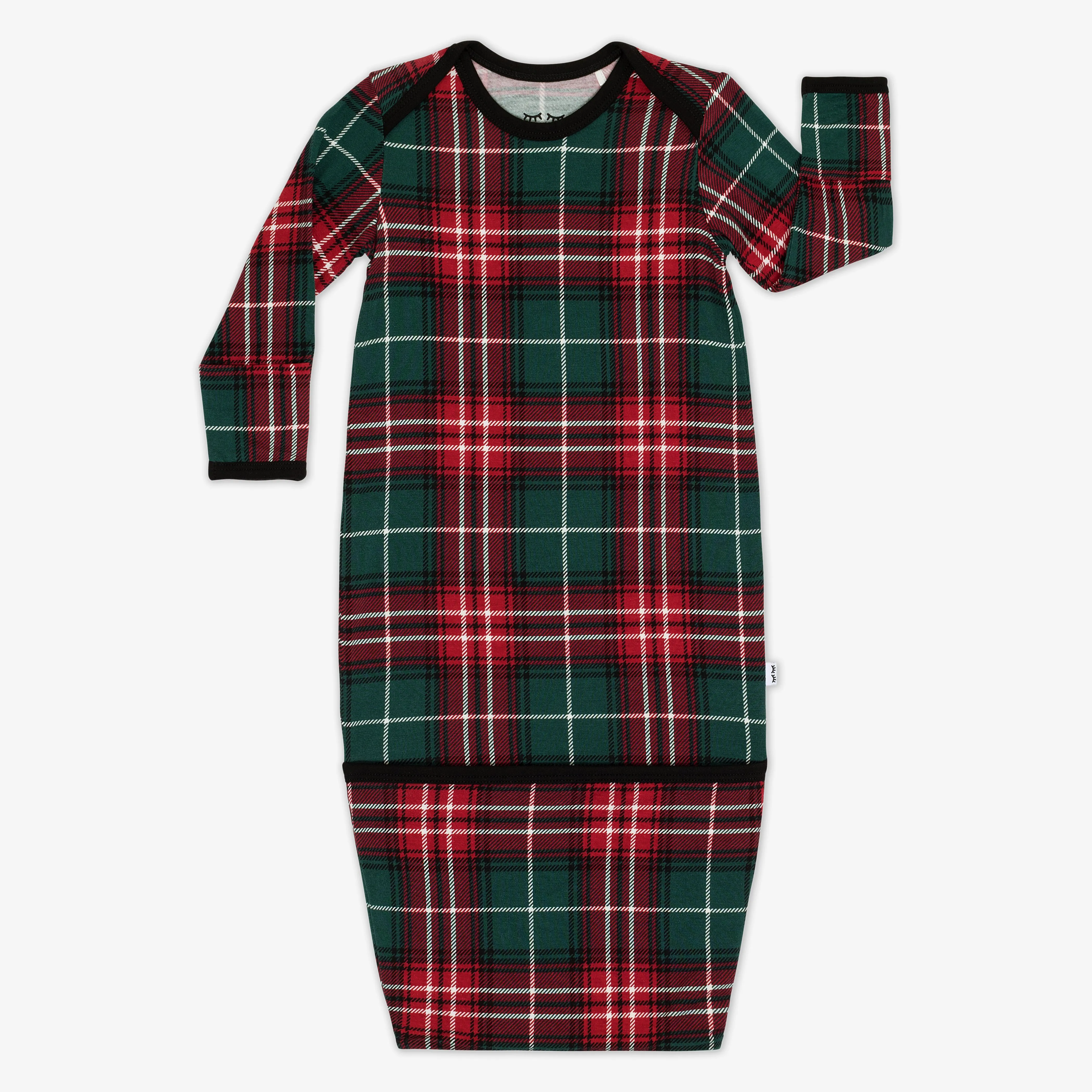 Fireside Plaid Infant Gown