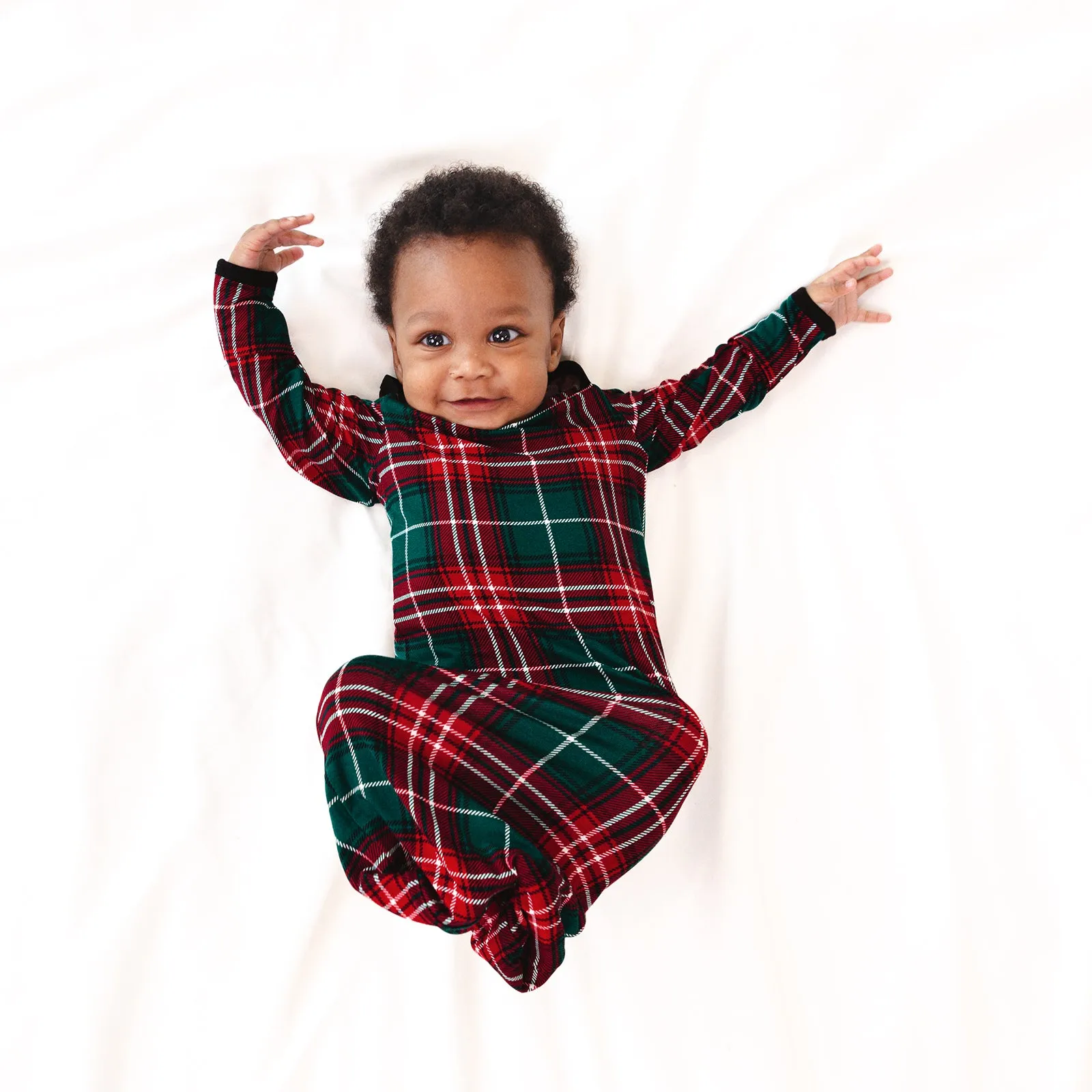 Fireside Plaid Infant Gown