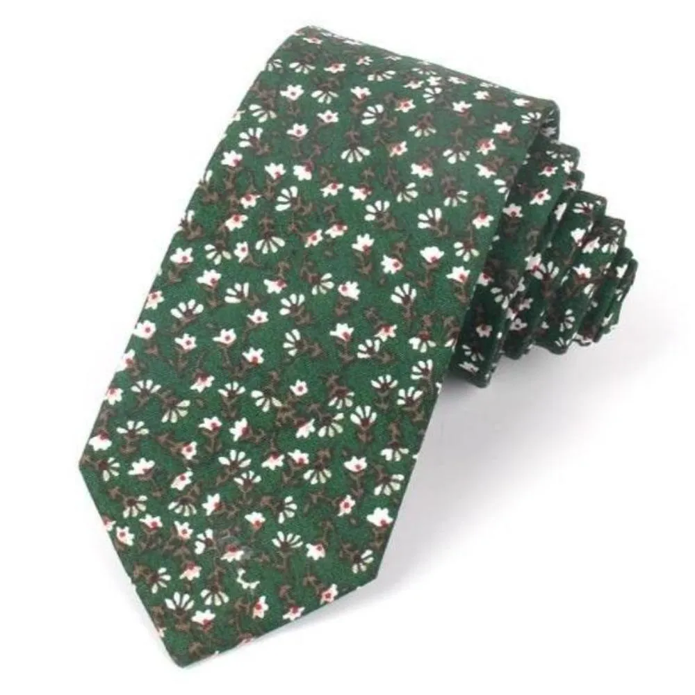 Floral Cotton Boho Tie