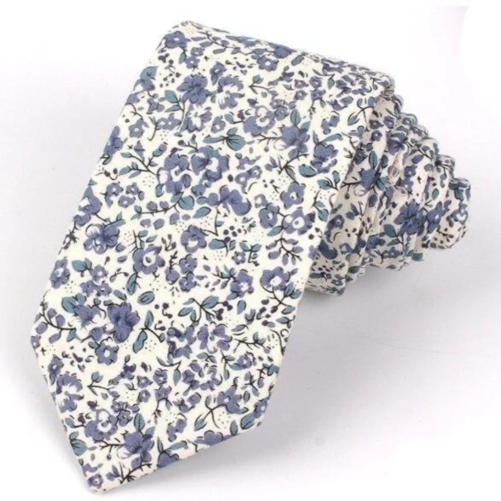 Floral Cotton Boho Tie